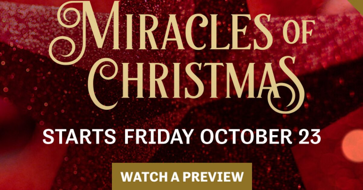 Hallmark movies christmas releasing schedule Miracles of Christmas