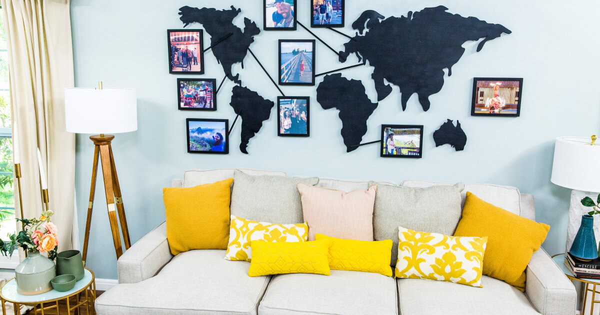 DIY Family Travels Gallery Wall - Home & Family - Video