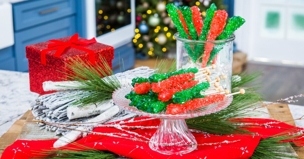 Christmas Rock Candy