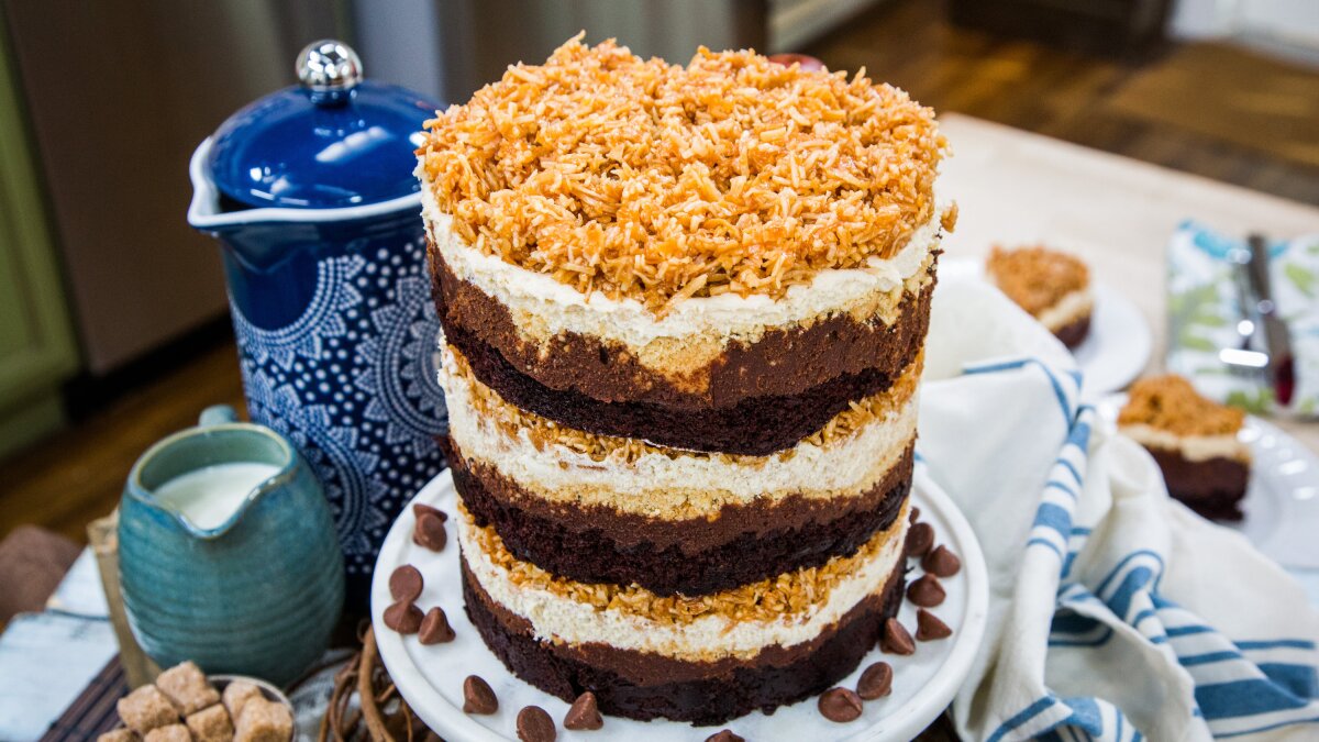 Recipes Chocolate Coconut Cookie Cake