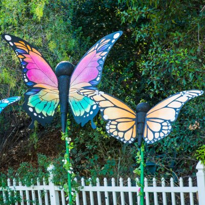 DIY Butterfly Lawn Stakes