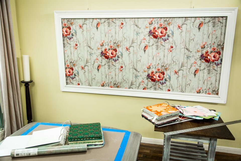 DIY Wallpaper Art