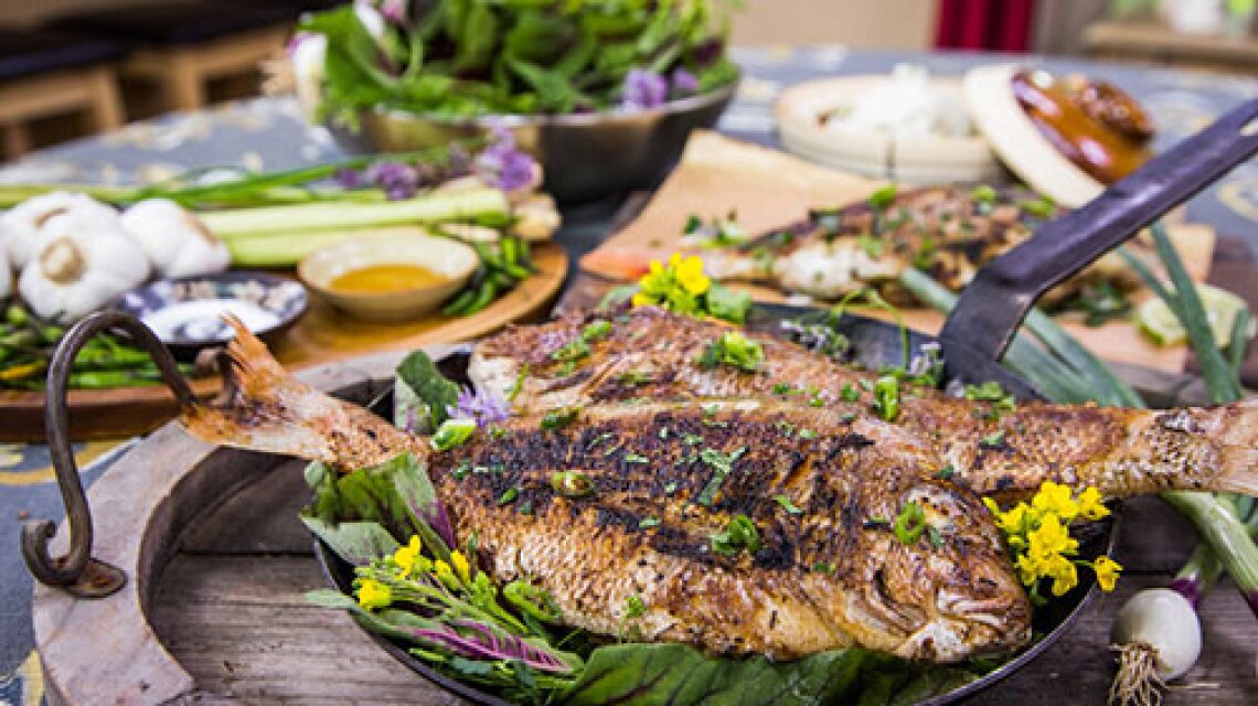 Alex Thomopoulos' Vietnamese Whole Fish & Coconut Rice