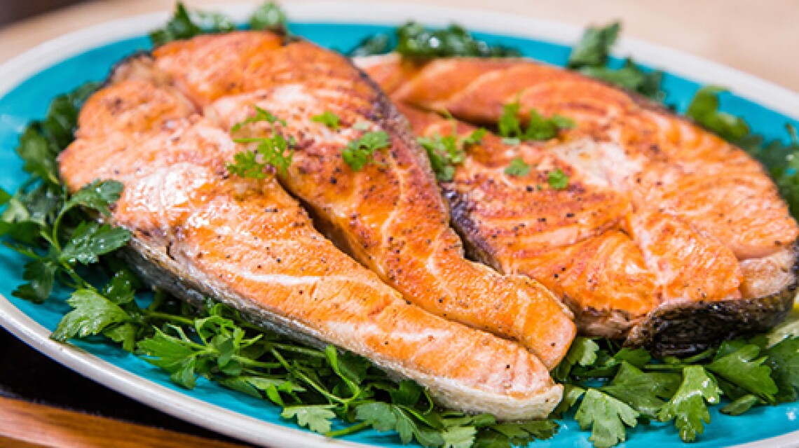 Fabio Vivian's Grilled Salmon Steaks