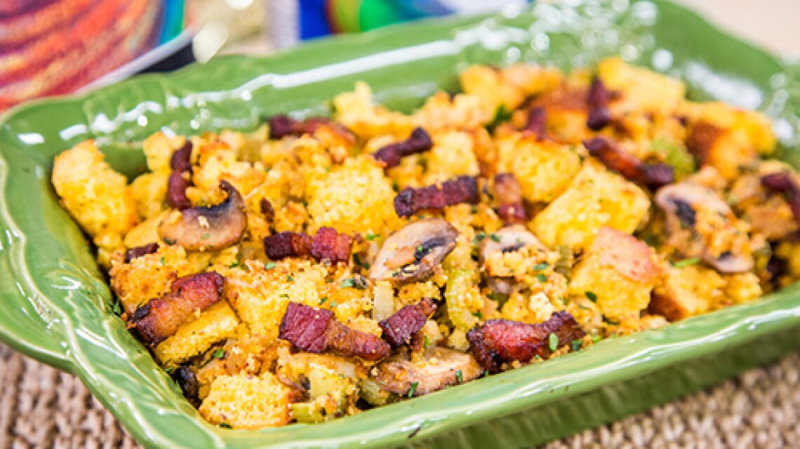 Alex Thomopoulos' Cornbread Stuffing With Pancetta