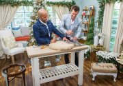 DIY Burlap Benches - Home & Family
