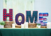 Fabric Letter Art - Home & Family