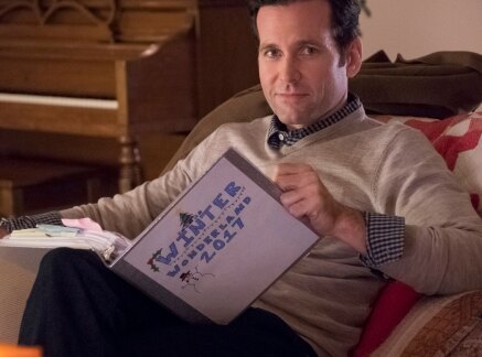 Cast Interviews - Playing Santa for His Family - Switched for Christmas