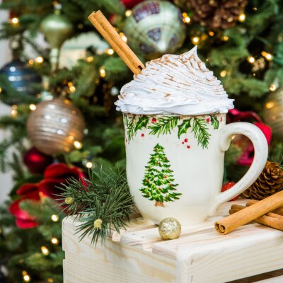 Easy DIY Holiday Decoration – Faux Whipped Cream Mug Toppers – GESMV