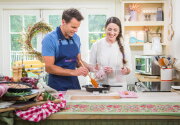 Grape Shallot Focaccia - Home & Family