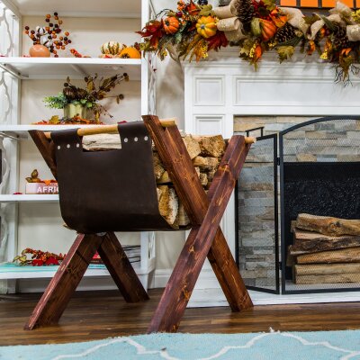 DIY Firewood Cradle