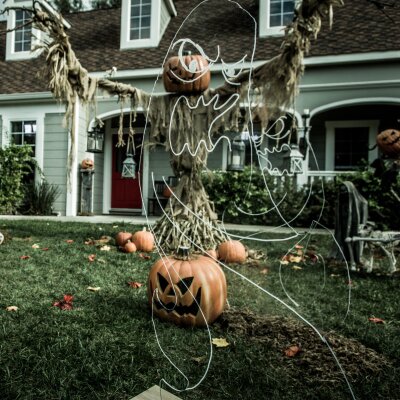 DIY Halloween Ghosts