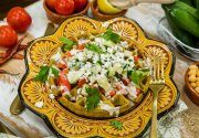 Falafel Waffles With Tahini Sauce