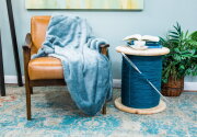 DIY Spool Side Table - Home & Family