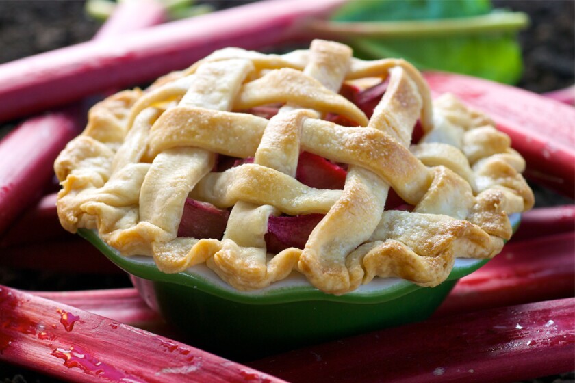 Mini Rhubarb Pies