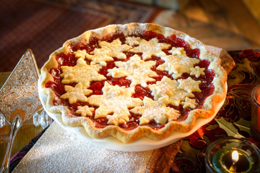 12 best festive christmas episodes of tv shows to stay in and watch Snowflake Cherry Pie Recipe - Hallmark Publishing