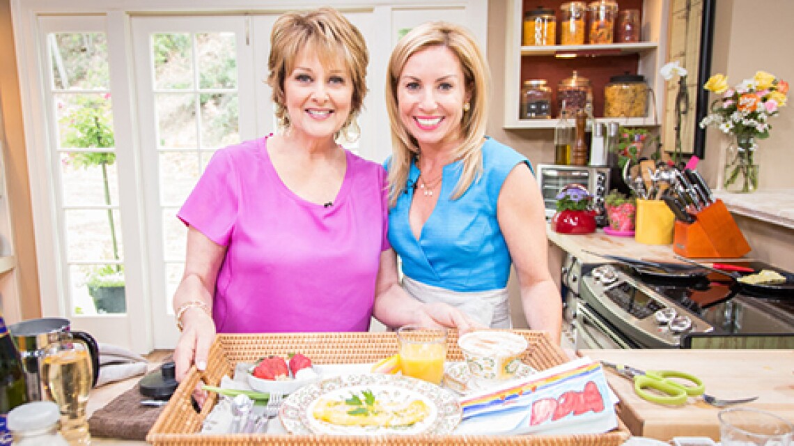 Valerie Rice's Easy and Elegant Mother's Day Breakfast in Bed Coffee or Tea Latte