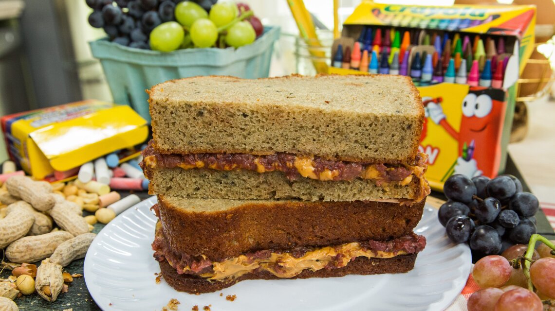 Peanut Butter and Jelly Cake
