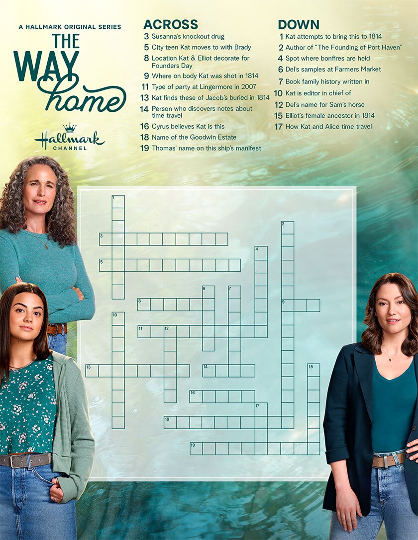 The Way Home Season 2 Crossword Puzzle