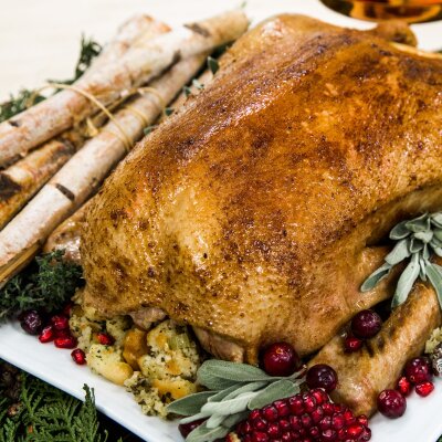 Roast Christmas Goose