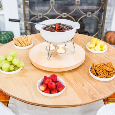 Healthier Chocolate Fondue
