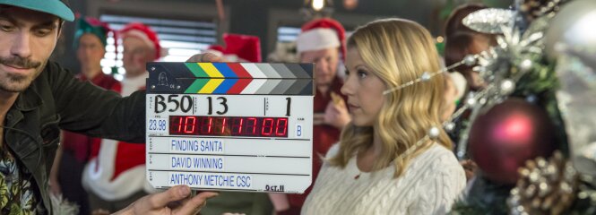 Cast Interviews - Finding Santa - Jodie Sweetin on Co-Star Eric Winter