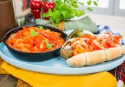 Italian Sausage with Stewed Peppers - Home & Family