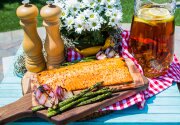 Cedar Plank Grilled Mustard Salmon - Home & Family