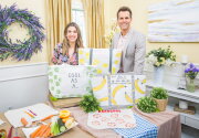 DIY Stamped Farmer's Market Bags - Home & Family
