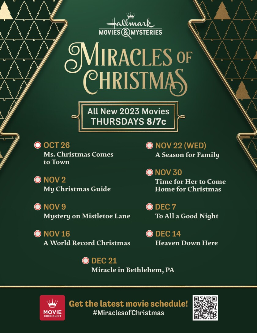 New Movies Miracles of Christmas 2023
