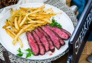 Steak Frites with Red Wine Vinegar Demi-Glace Beurre - Home & Family