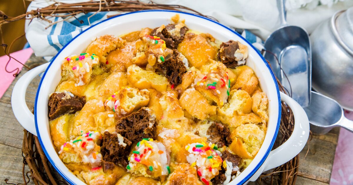 Recipes Donut Bread Pudding