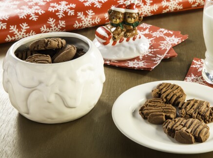 Chocolate Spiced Shortbread