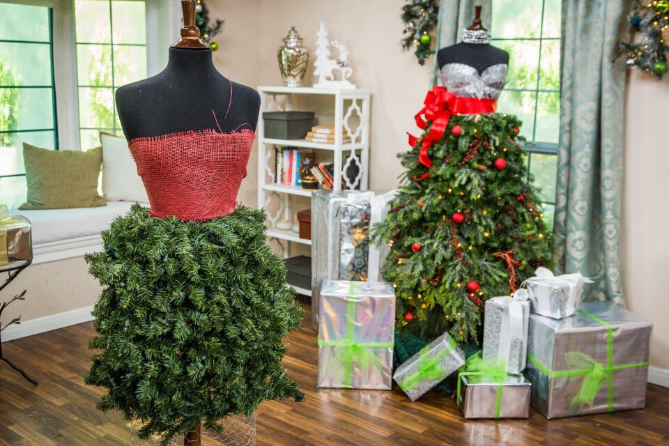 How To - DIY Christmas Ornament Dress | Home & Family How To - DIY Christmas Ornament Dress | Home & Family