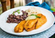 Pan Seared White Fish and Honey Jalapeño Black Beans - Home & Family