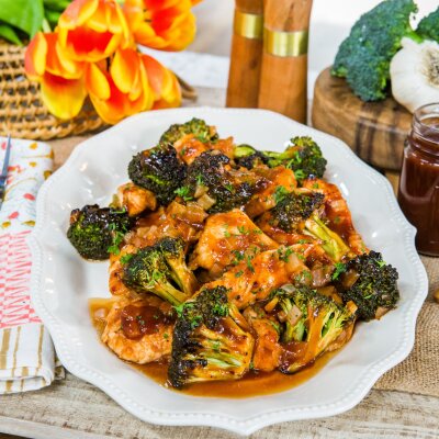 Lisa Lillien - Honey BBQ Chicken & Broccoli