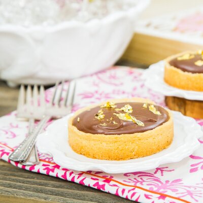 Home and Family Chocolate Champagne Tarts Recipe