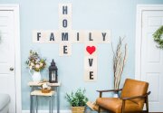 DIY Crossword Wall Art - Home & Family