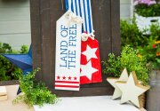 DIY Patriotic Paddle Tags - Home & Family