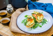 Tempura Wasabi Cream Cheese Stuffed Bagels - Home & Family