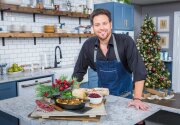 Scott Conant's Polenta Stuffing and Cranberry Sauce - Home & Family