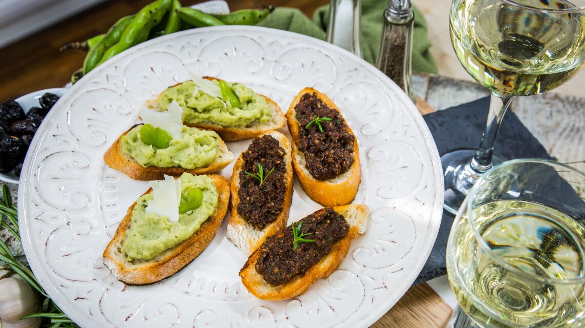 Summer Crostini Two Ways