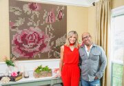 DIY Floral Pegboard Cross Stitch - Home & Family