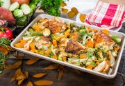 Cat Cora's Fall Sheet Pan Chicken - Home & Family
