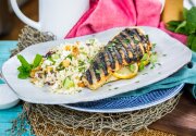 Grilled Stuffed Branzino with Orzo - Home & Family