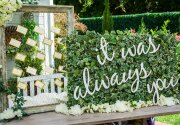DIY Welcome Wedding Station - Home & Family