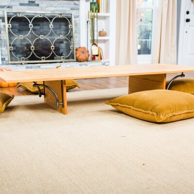 DIY Floor Table