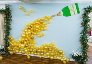 DIY Champagne Balloon Wall Décor - Home & Family