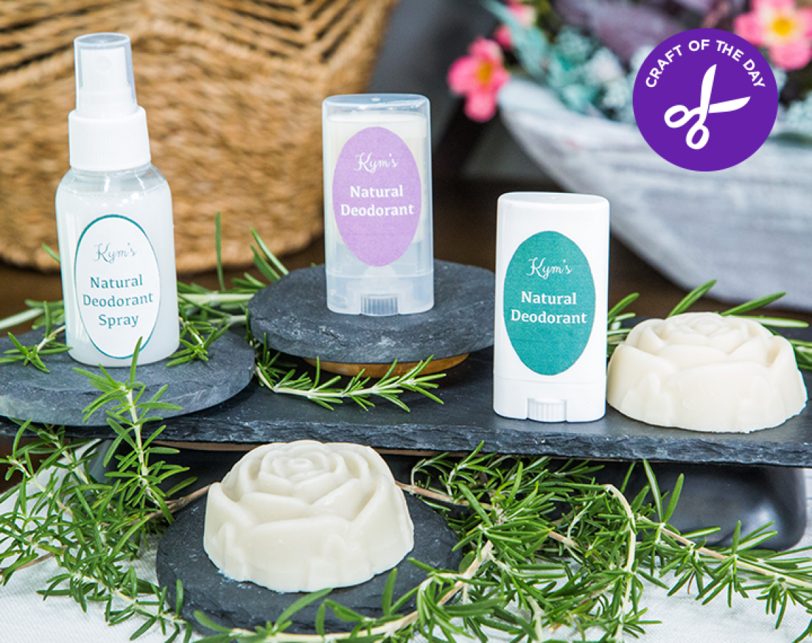 All-Natural Deodorant Sticks and Bars