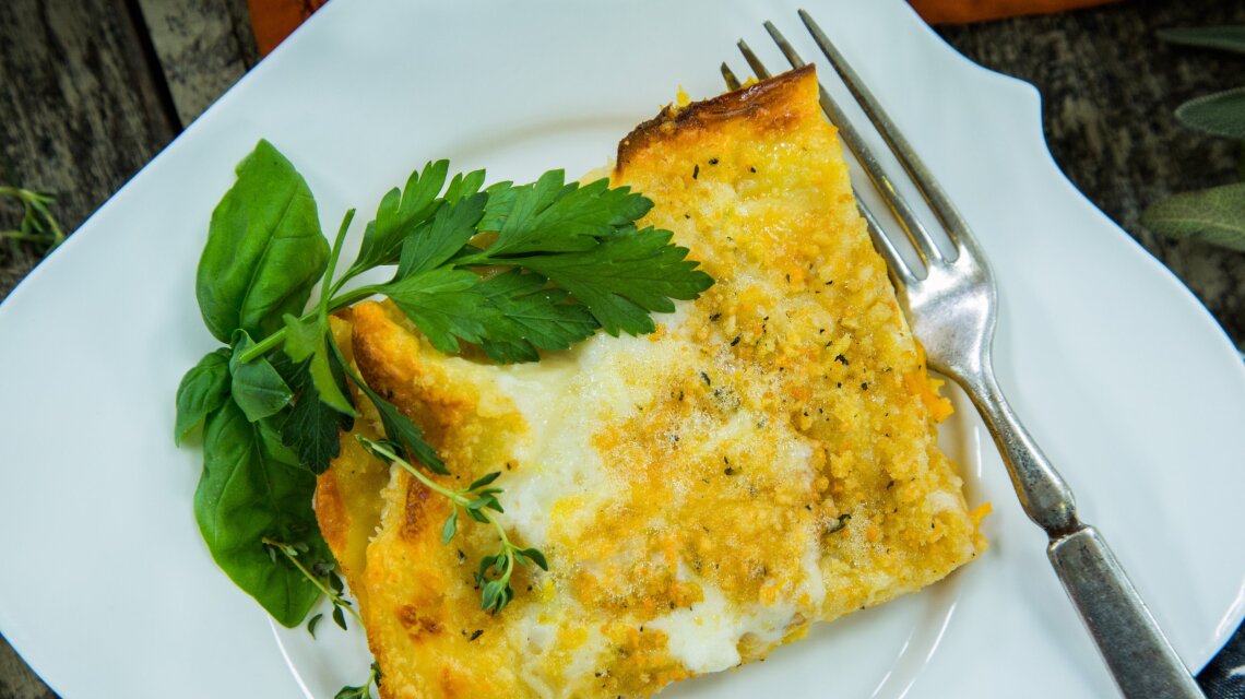 Butternut Squash Lasagna with Béchamel Sauce